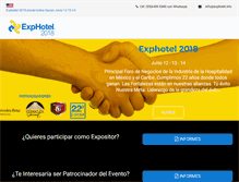 Tablet Screenshot of exphotel.net